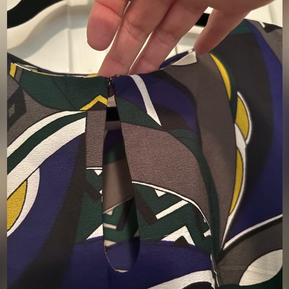 SP Banana Republic multi-color paisley print shell - Picture 2 of 8